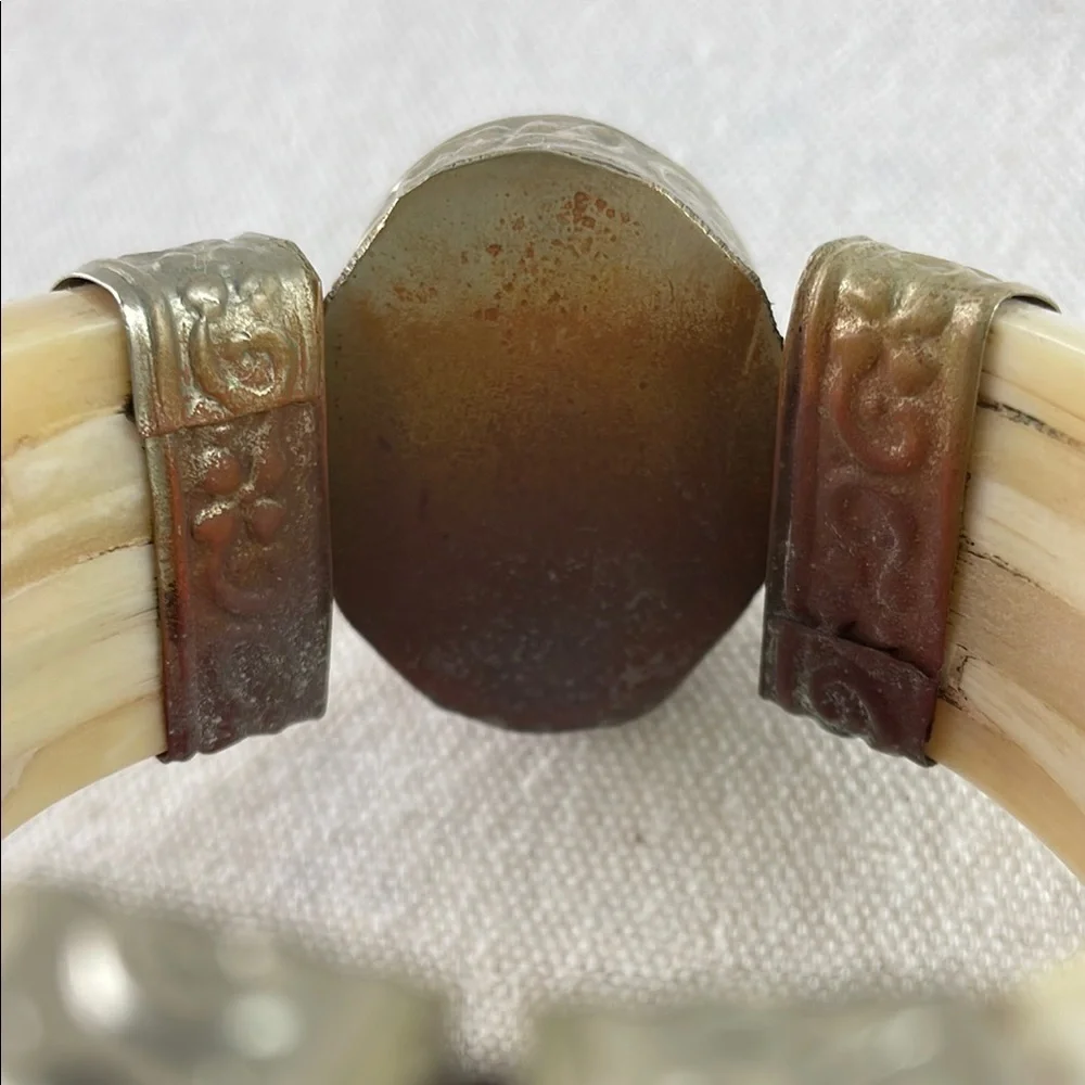 Vintage Tibetan Tribal Bone Bracelet